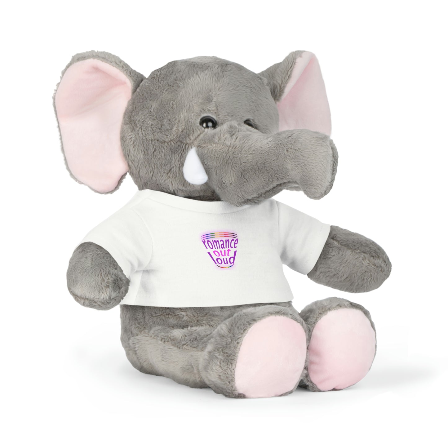 Plush Toy with T-Shirt (White)